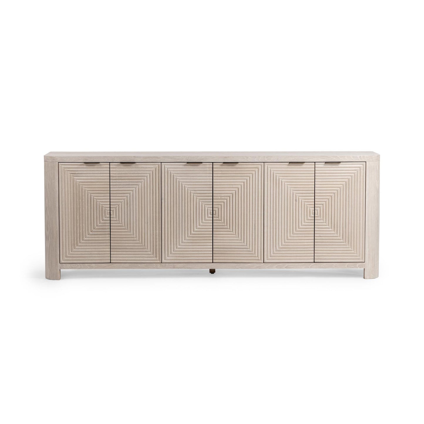 Vanilla Grove Oak Veneer Buffets & Cabinet Elina Six-Door Cabinet Collection