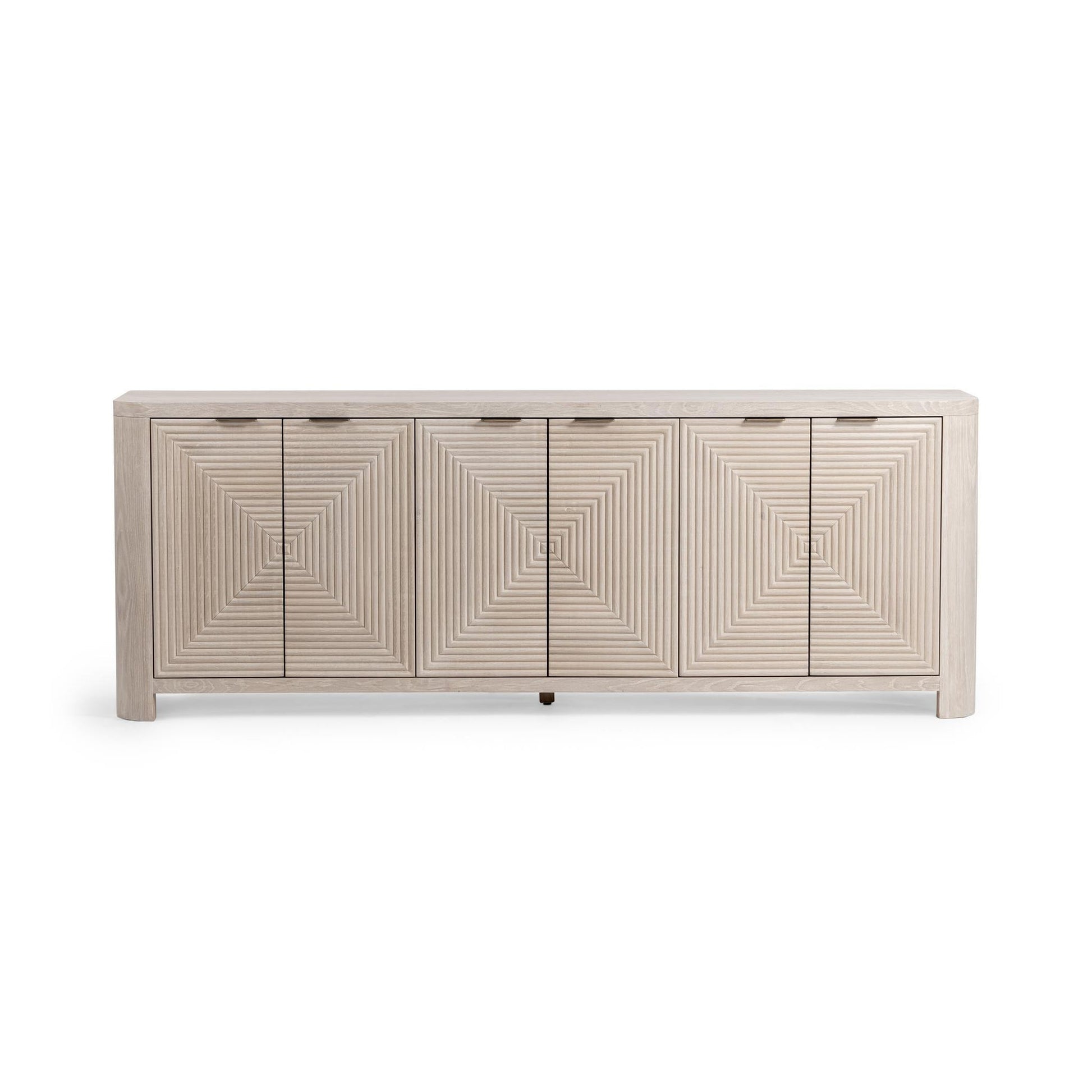 Vanilla Grove Oak Veneer Buffets & Cabinet Elina Six-Door Cabinet Collection