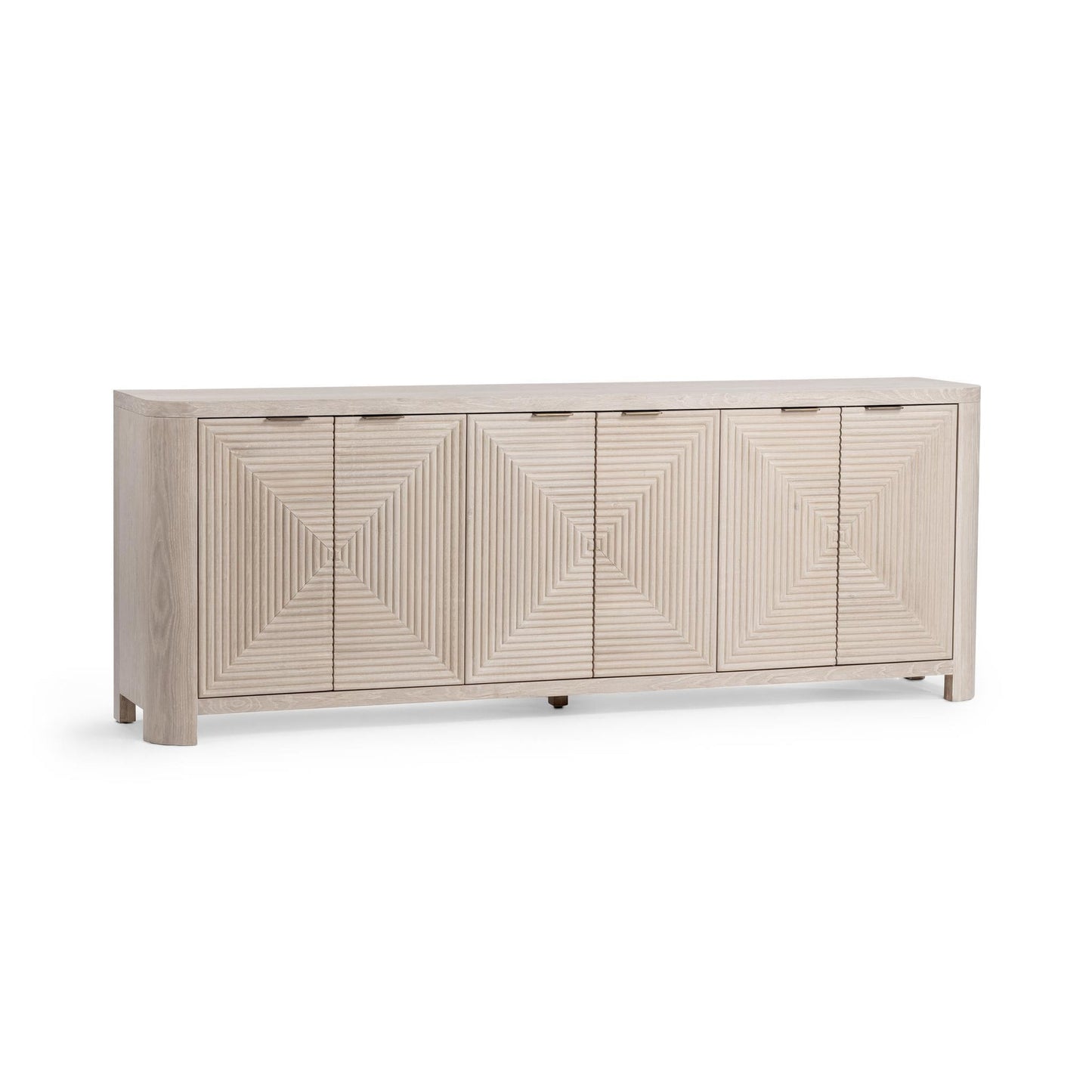 Vanilla Grove Oak Veneer Buffets & Cabinet Elina Six-Door Cabinet Collection