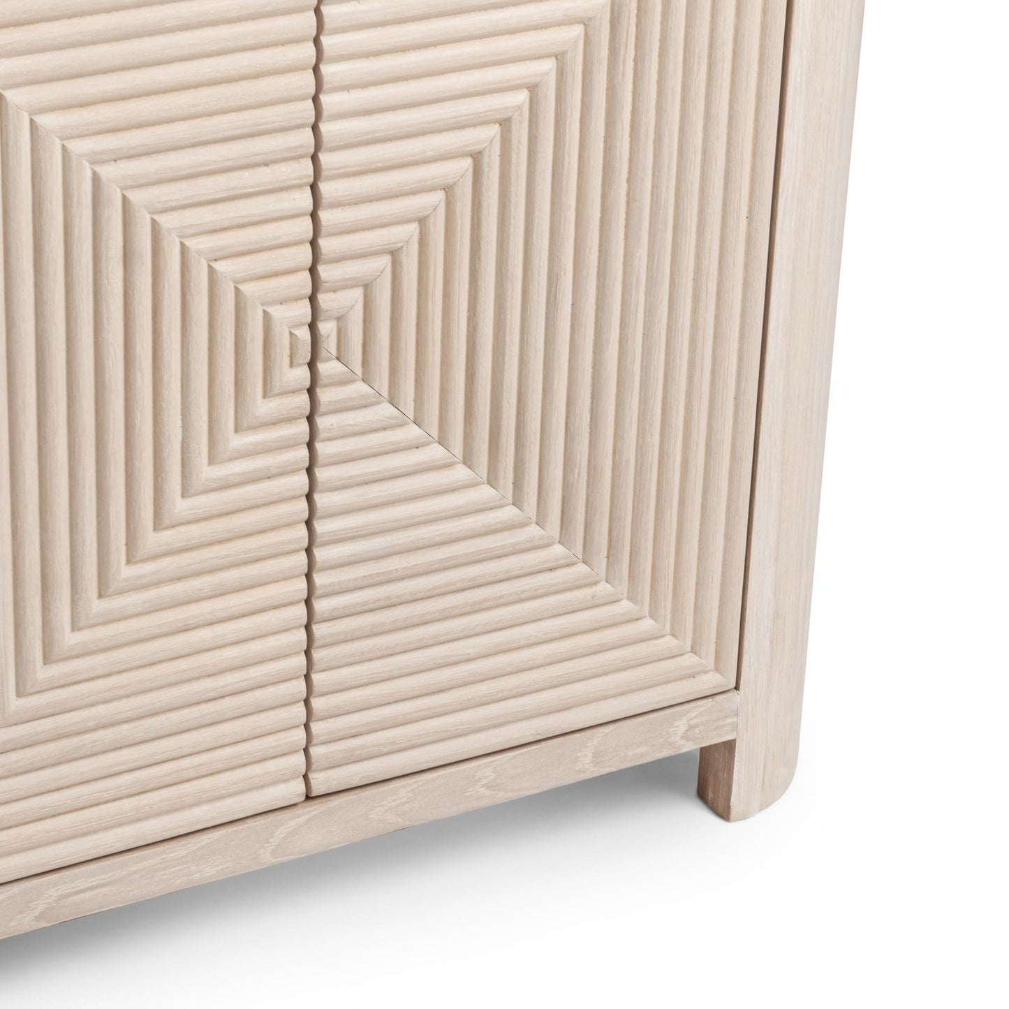 Vanilla Grove Oak Veneer Buffets & Cabinet Elina Six-Door Cabinet Collection