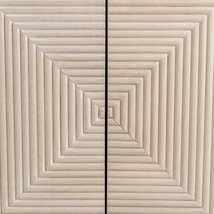 Vanilla Grove Oak Veneer Buffets & Cabinet Elina Six-Door Cabinet Collection