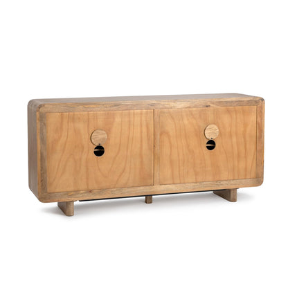Dune Clay Mango Wood Buffets & Cabinet Holmes Four-Door Buffet Collection