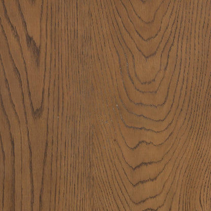 Refined Oak Veneer, Oak Wood, Iron Cabinet