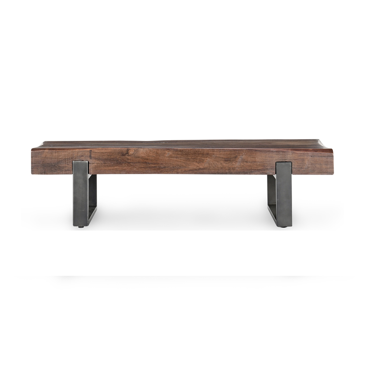 Rustic Brown Reclaimed Wood Accent Benche Duarte Accent Bench Collection