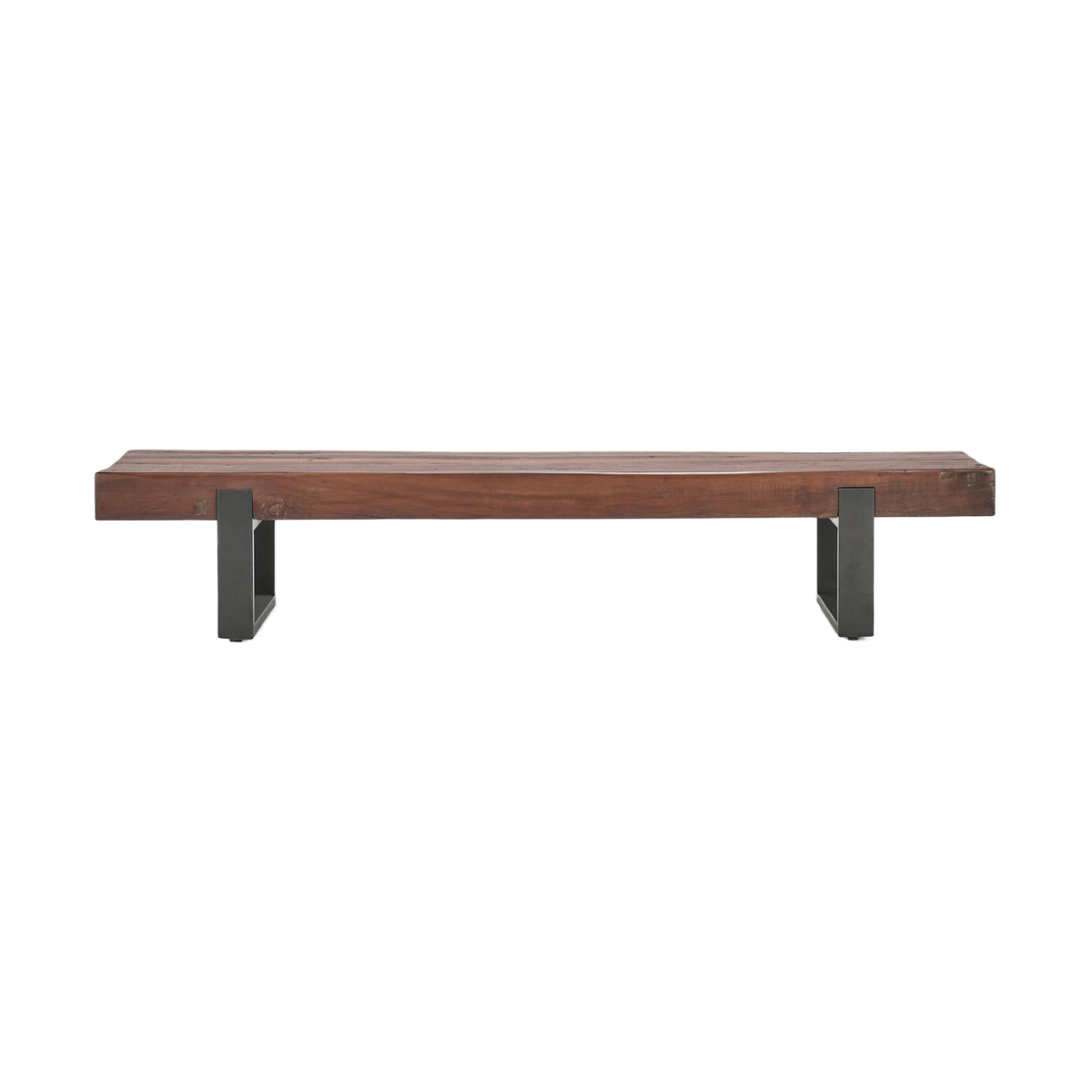 Rustic Brown Reclaimed Wood Accent Benche Duarte Accent Bench Collection