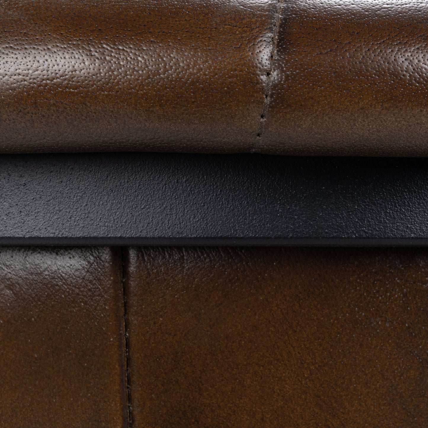 Rustic Brown Top Grain Leather Bar & Counter Stool Seville Leather Bar Stool Collection