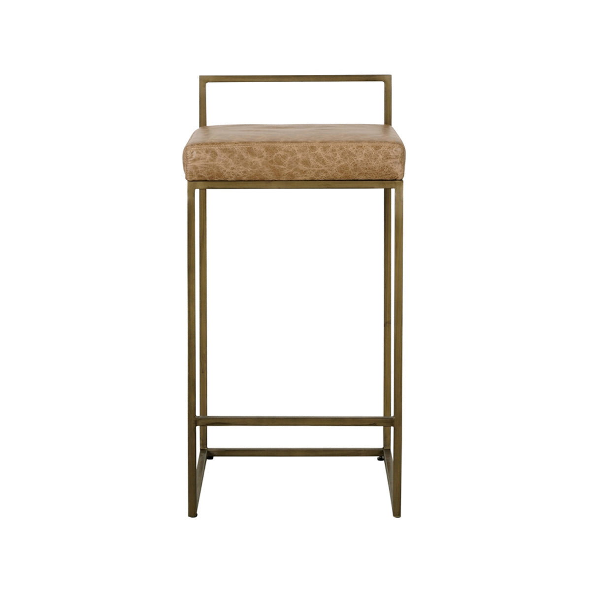 Sedona Brown Top Grain Leather Bar & Counter Stool Belfort Counter Stool Collection