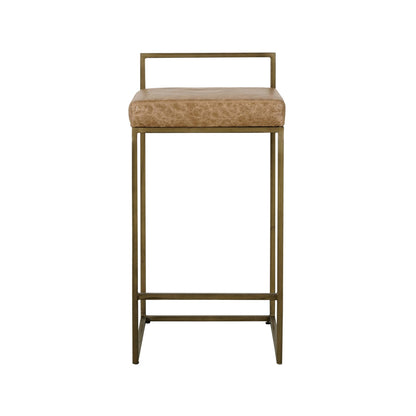 Sedona Brown Top Grain Leather Bar & Counter Stool Belfort Counter Stool Collection