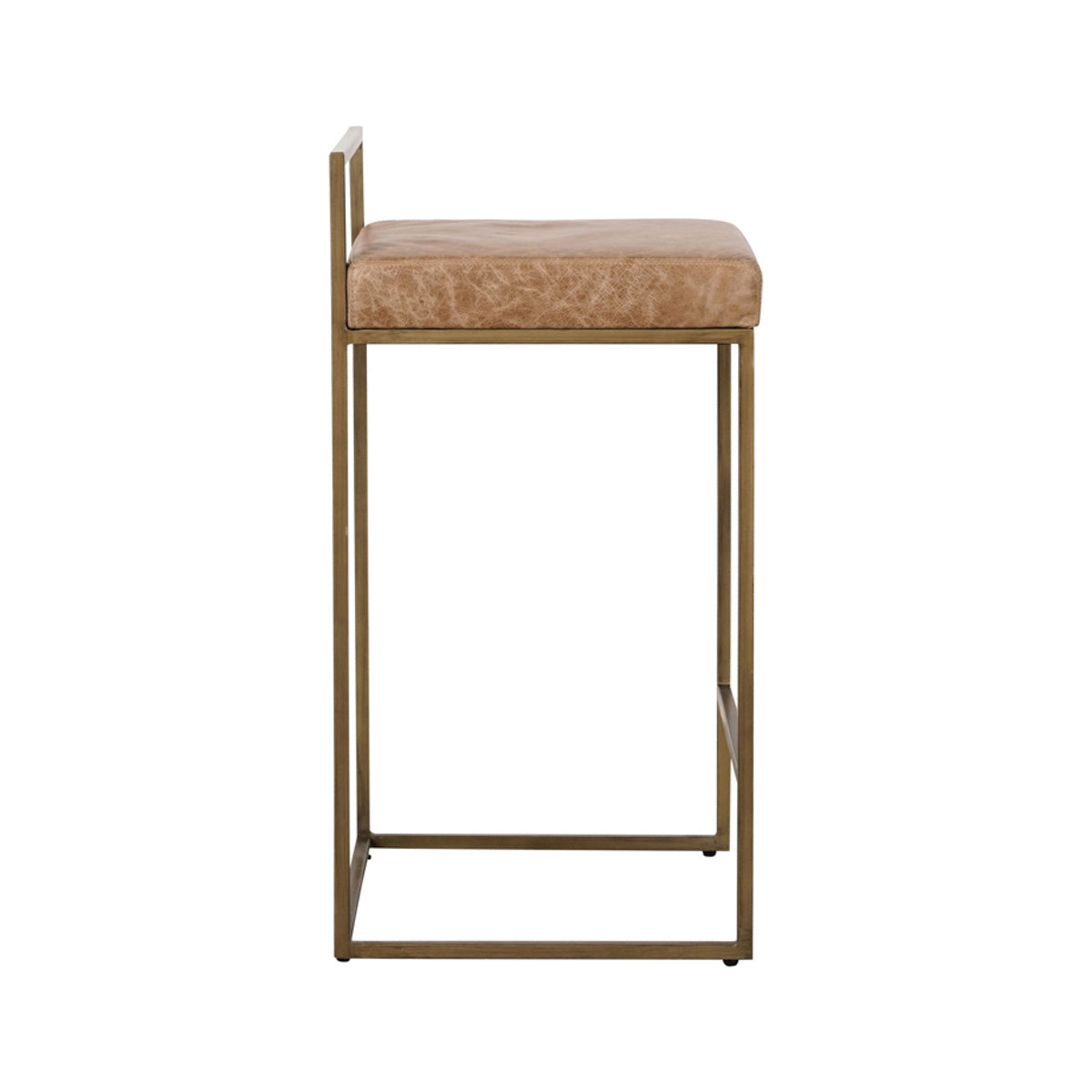 Sedona Brown Top Grain Leather Bar & Counter Stool Belfort Counter Stool Collection