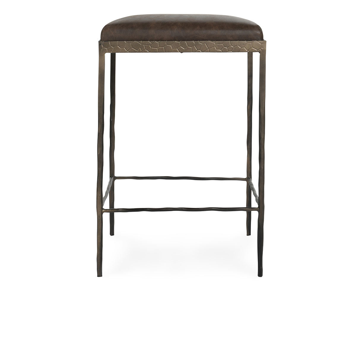 Cocoa Brown Top Grain Leather Bar & Counter Stool Bose Counter Stool Collection
