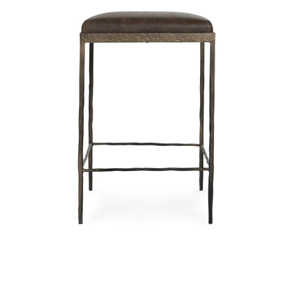 Cocoa Brown Top Grain Leather Bar & Counter Stool Bose Counter Stool Collection