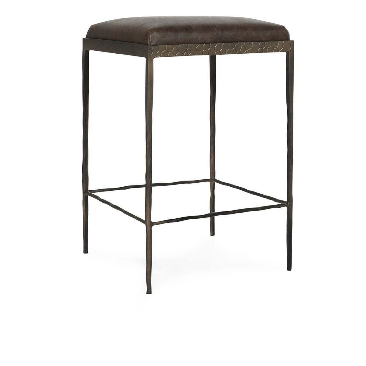 Cocoa Brown Top Grain Leather Bar & Counter Stool Bose Counter Stool Collection