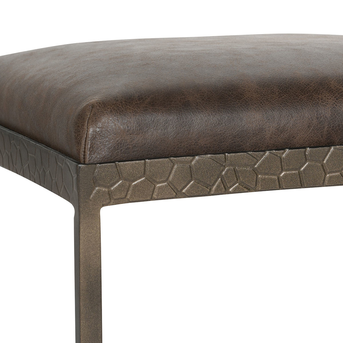 Cocoa Brown Top Grain Leather Bar & Counter Stool Bose Counter Stool Collection