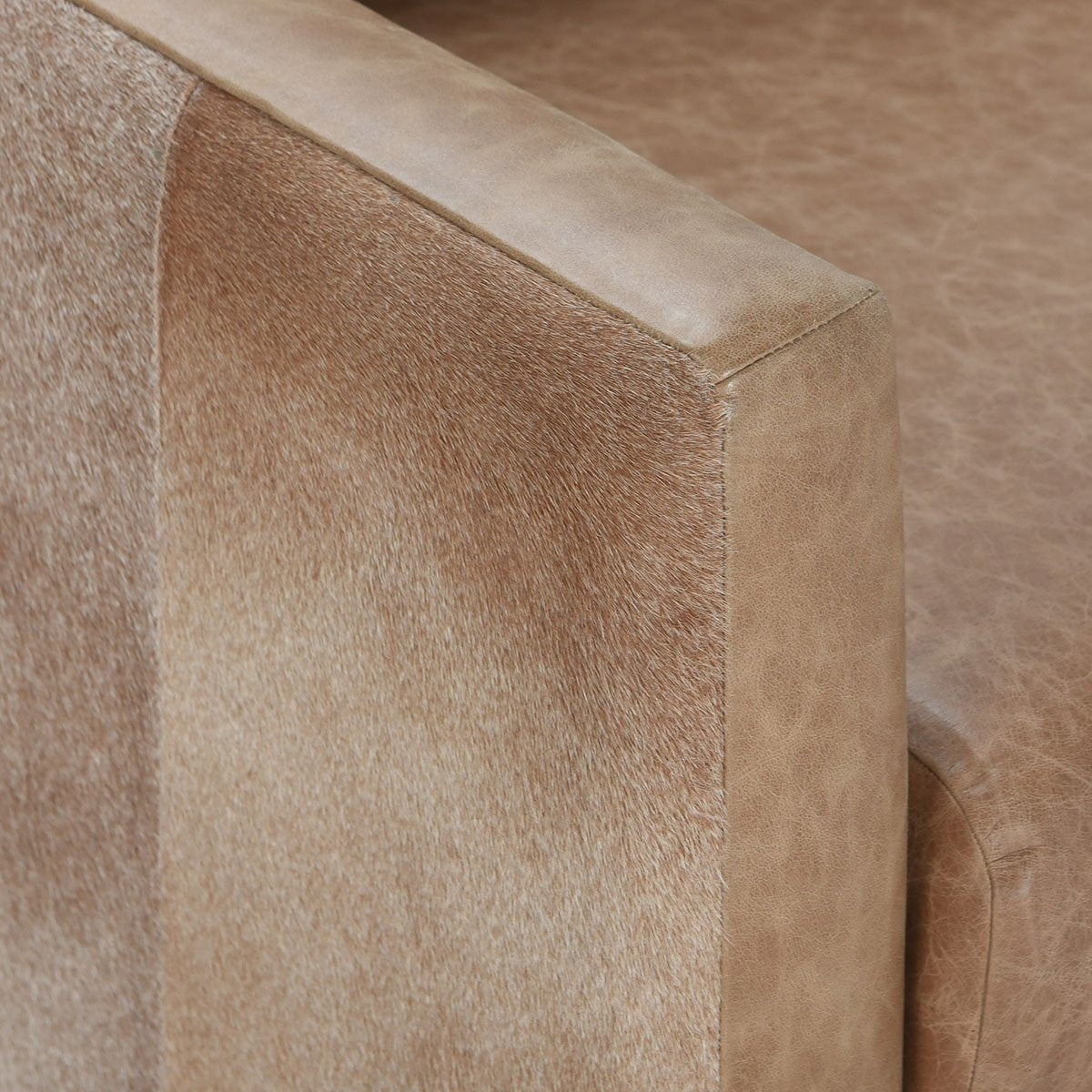 Sedona Brown Top Grain Leather Accent Chair Lathe Accent Chair Collection