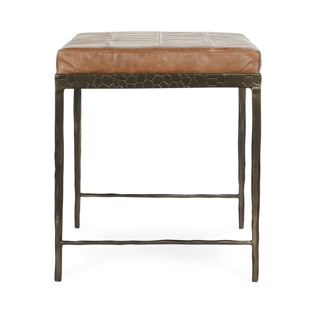 Sedona Brown Top Grain Leather Accent Benche Malo Accent Bench Collection