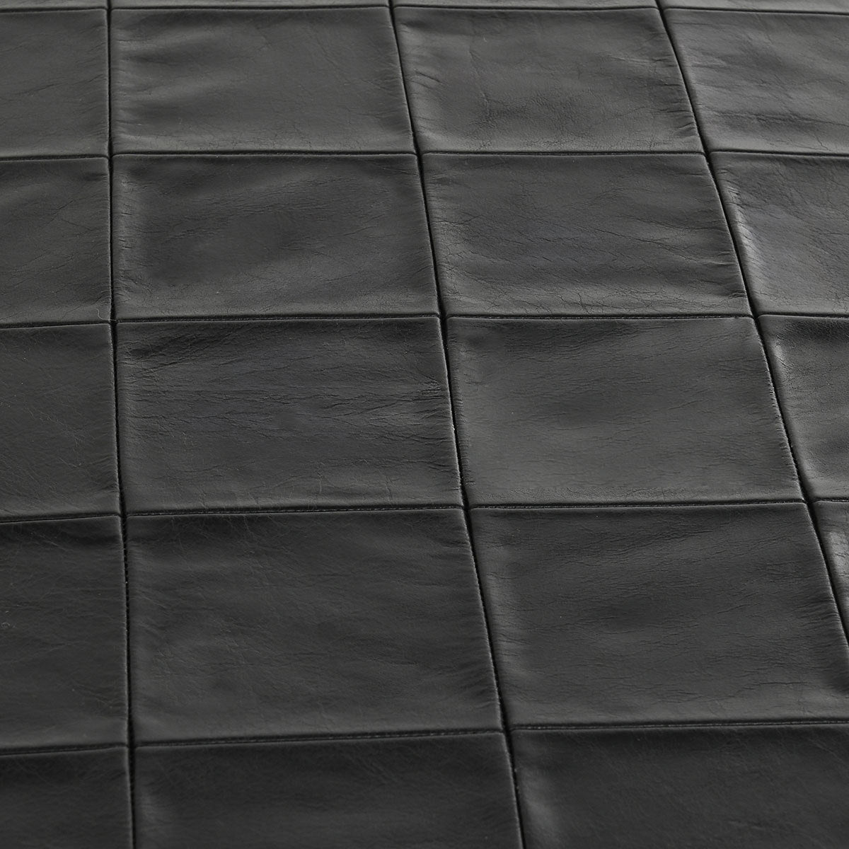 Onyx Black Top Grain Leather Accent Benche Malo Accent Bench Collection