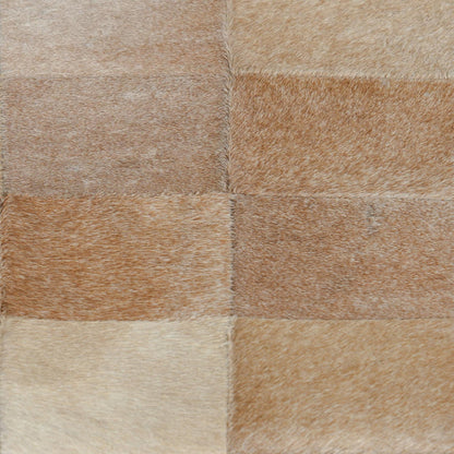 Canyon Sand Hair on Hide Accent Benche Achen Accent Bench Collection