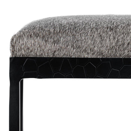 Sparrow Gray Hair on Hide Bar & Counter Stool Bose Counter Stool Collection