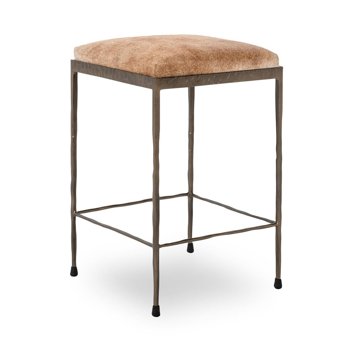 Canyon Sand Hair on Hide Bar & Counter Stool Bose Counter Stool Collection