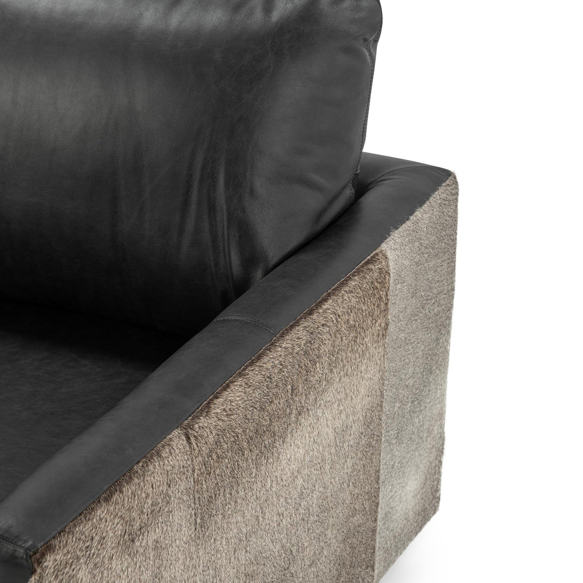Rustic Shadow Top Grain Leather Accent Chair Lathe Accent Chair Collection