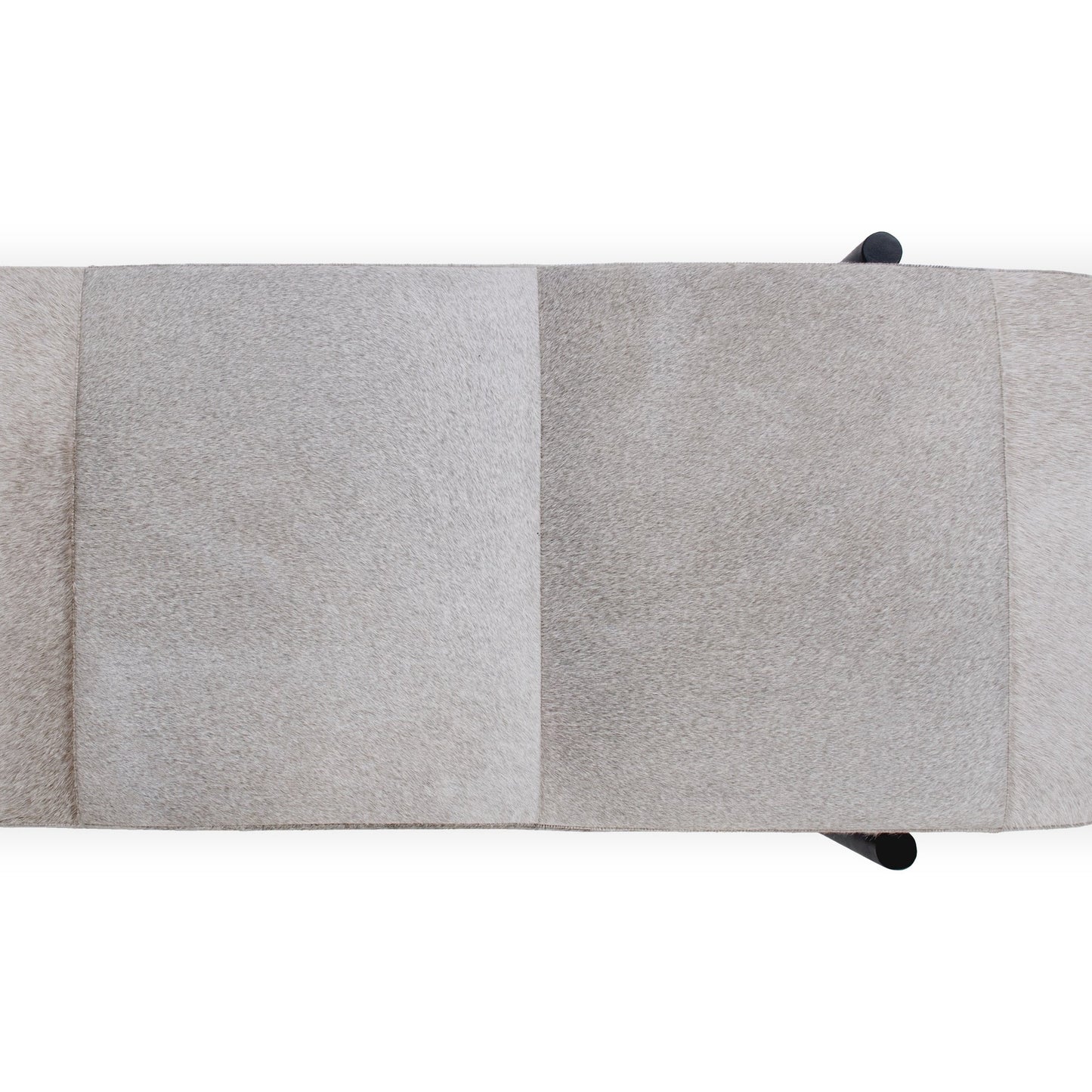 Sparrow Gray Hair on Hide Accent Benche Evelyn Accent Bench Collection