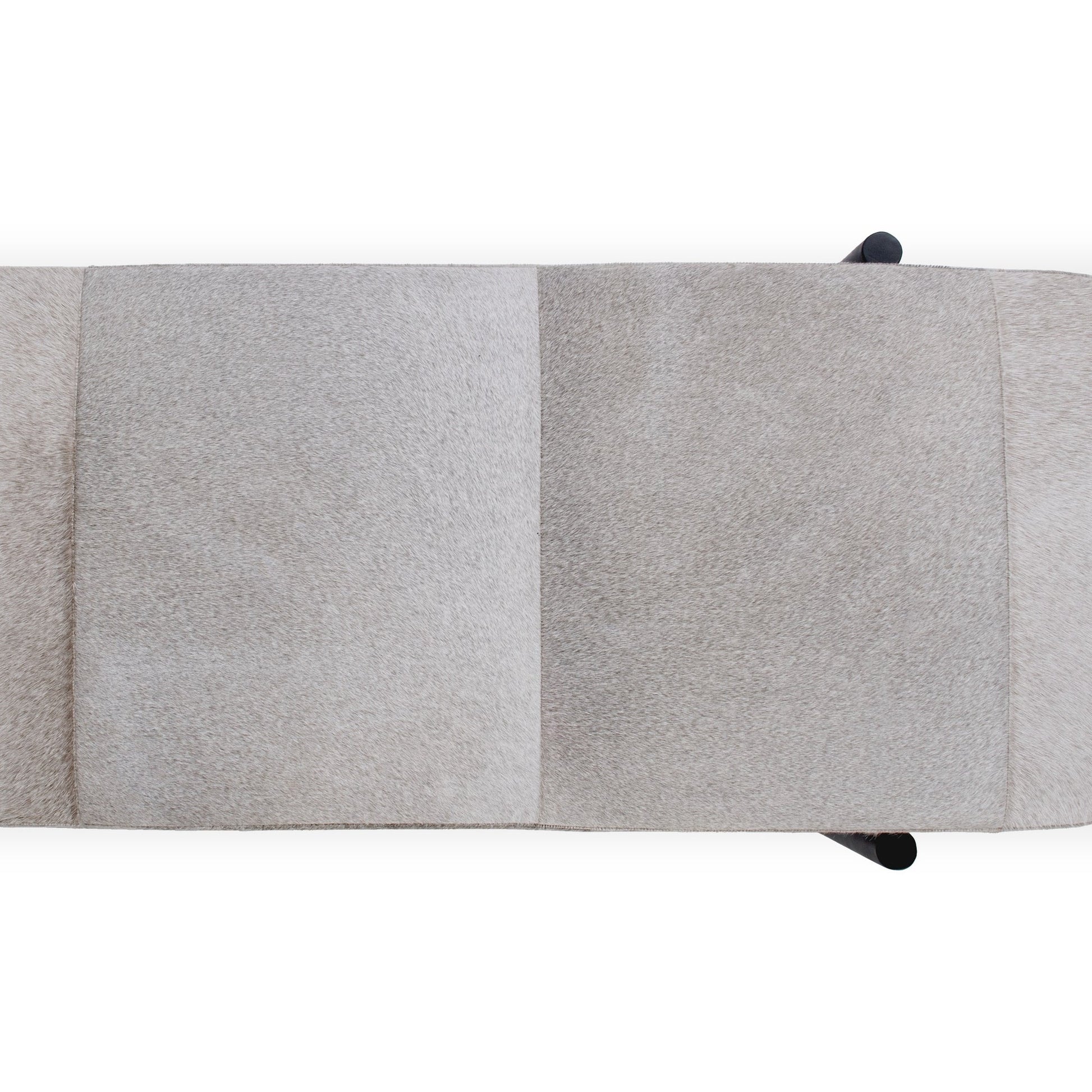 Sparrow Gray Hair on Hide Accent Benche Evelyn Accent Bench Collection