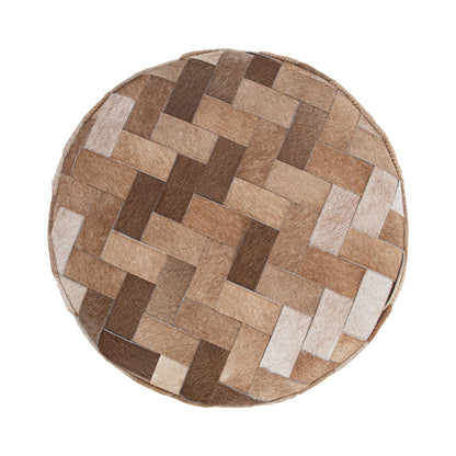 Canyon Dust Hair and Hide Ottomans & Stool Sasha Ottoman Collection