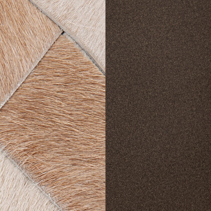 Canyon Dust Hair and Hide Ottomans & Stool Sasha Ottoman Collection
