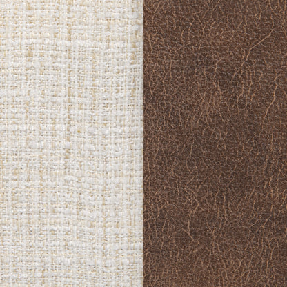 Oat Cream 100% Polyester Accent Benche Janya Accent Bench Collection