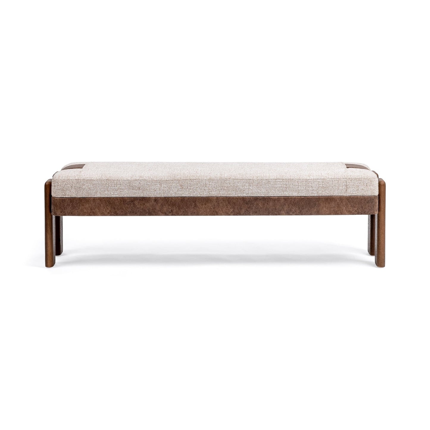 Cocoa Latte 100% Polyester Accent Benche Kava Accent Bench Collection