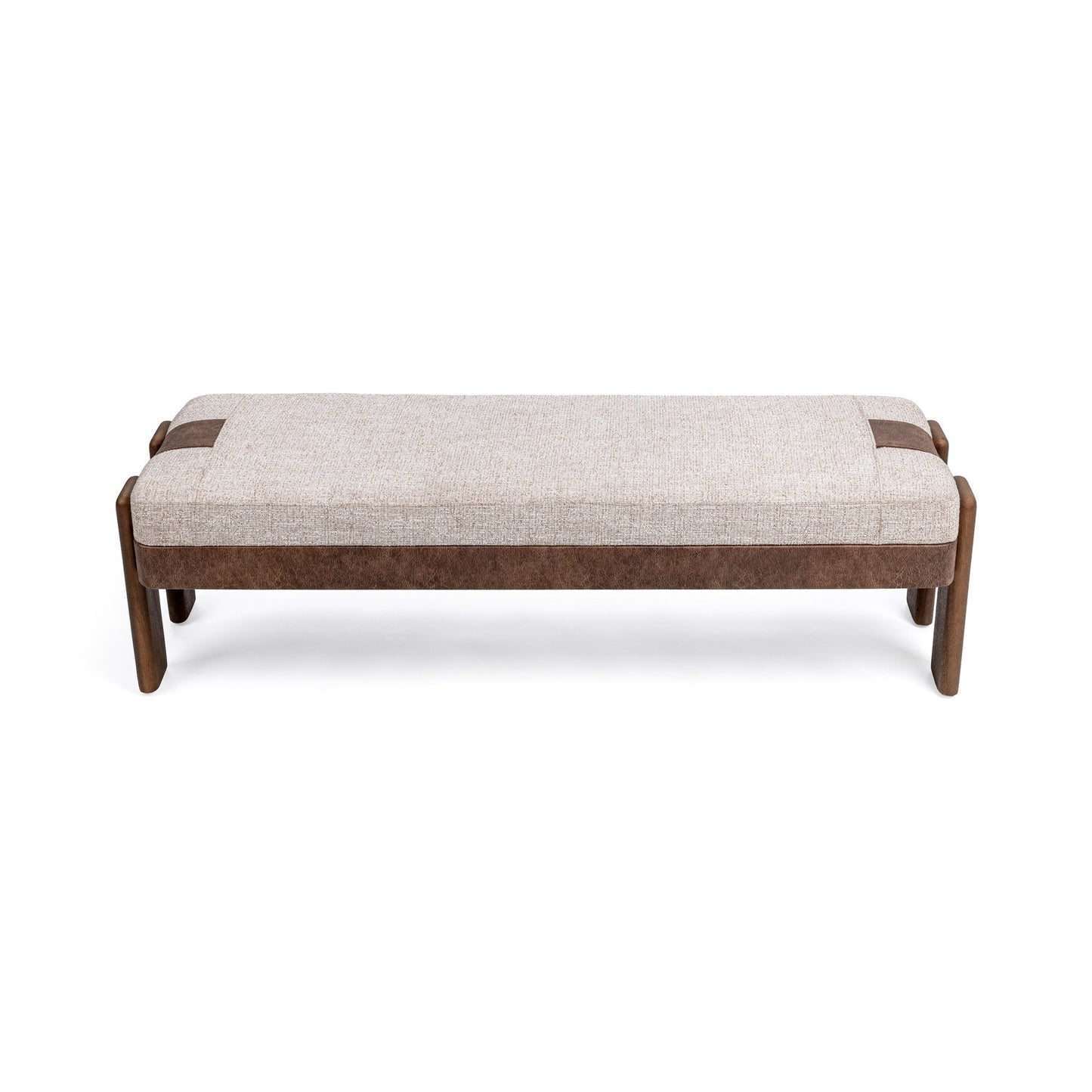 Cocoa Latte 100% Polyester Accent Benche Kava Accent Bench Collection
