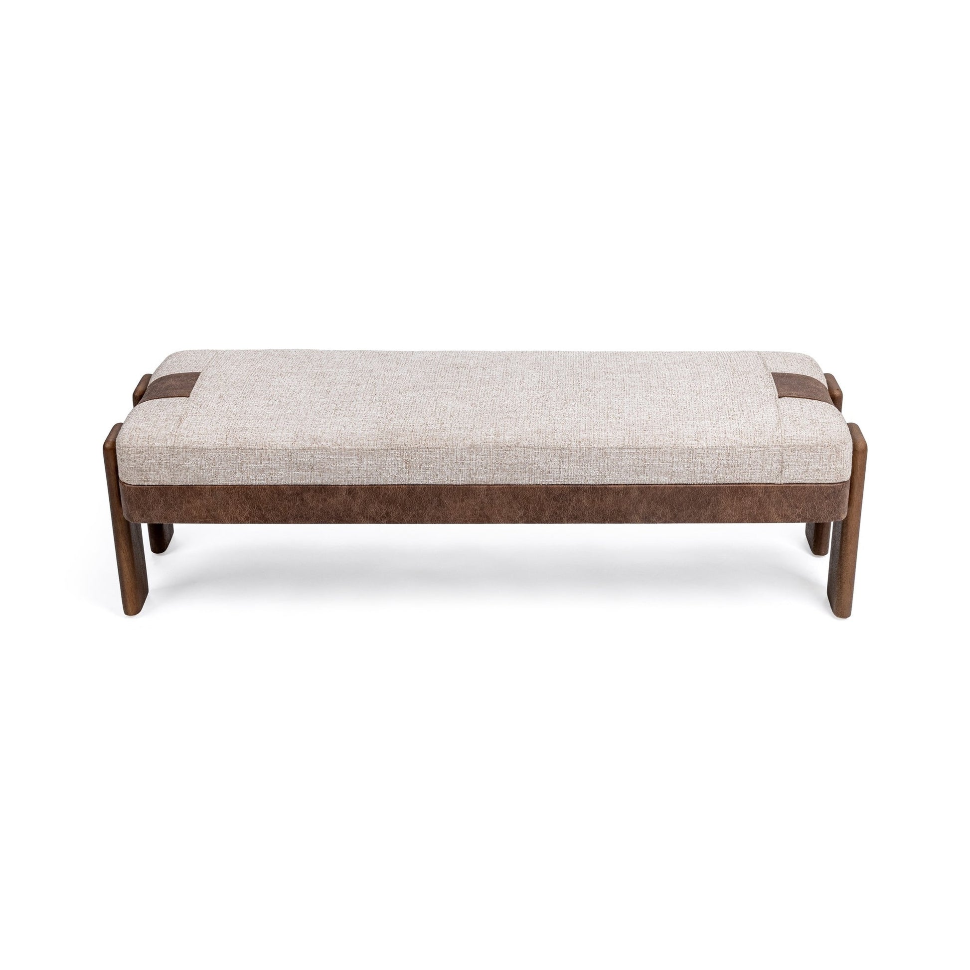 Cocoa Latte 100% Polyester Accent Benche Kava Accent Bench Collection