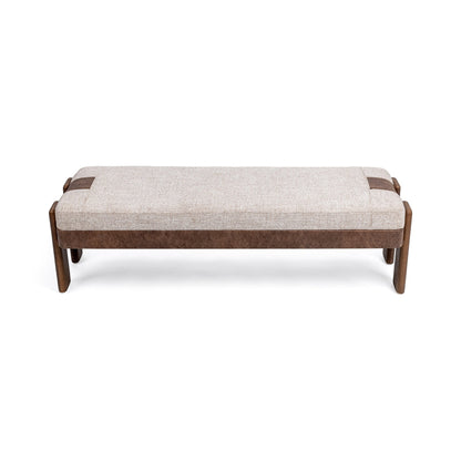 Cocoa Latte 100% Polyester Accent Benche Kava Accent Bench Collection