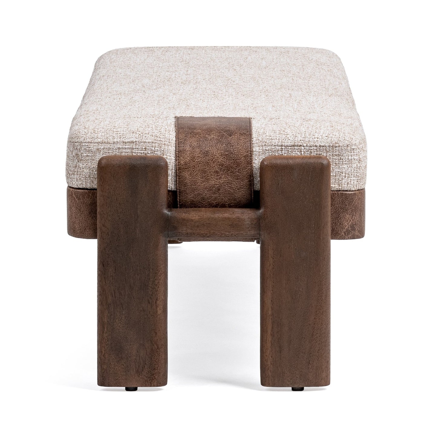 Cocoa Latte 100% Polyester Accent Benche Kava Accent Bench Collection