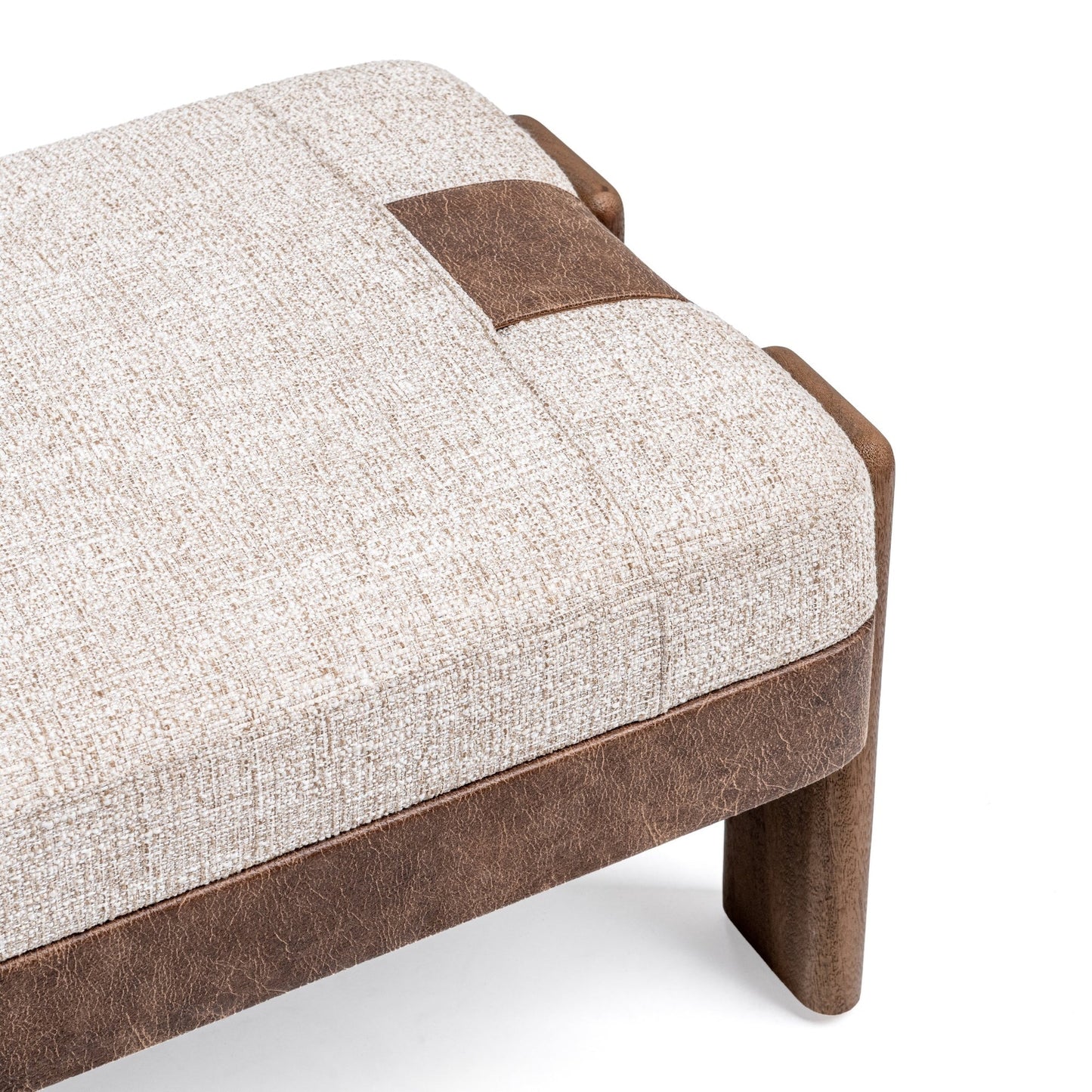 Cocoa Latte 100% Polyester Accent Benche Kava Accent Bench Collection