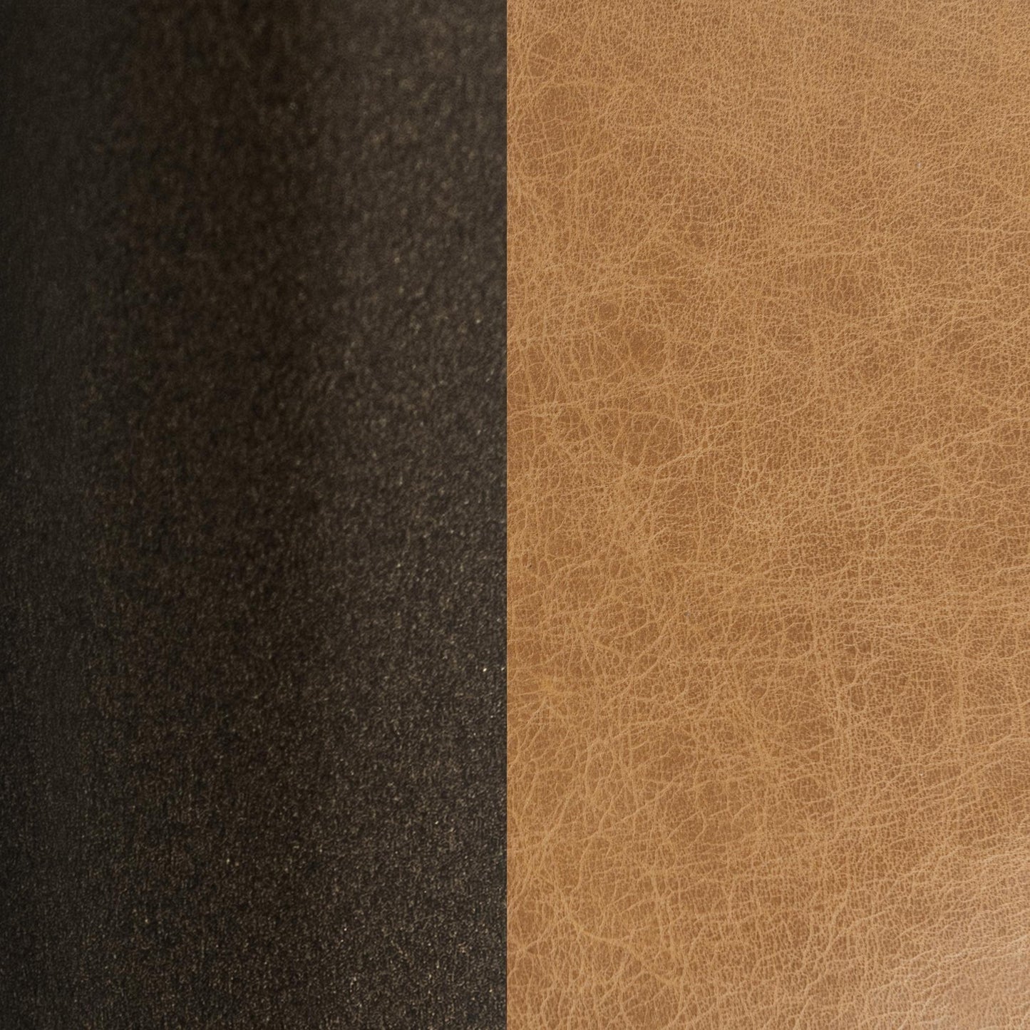 Sedona Brown Top Grain Leather Ottomans & Stool Aimie Accent Stool Collection