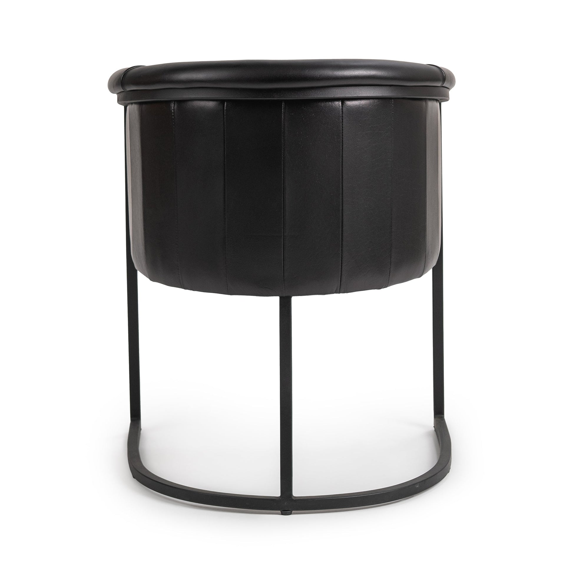 Midnight Raven Top Grain Leather Dining Chair Hester Dining Chair Collection
