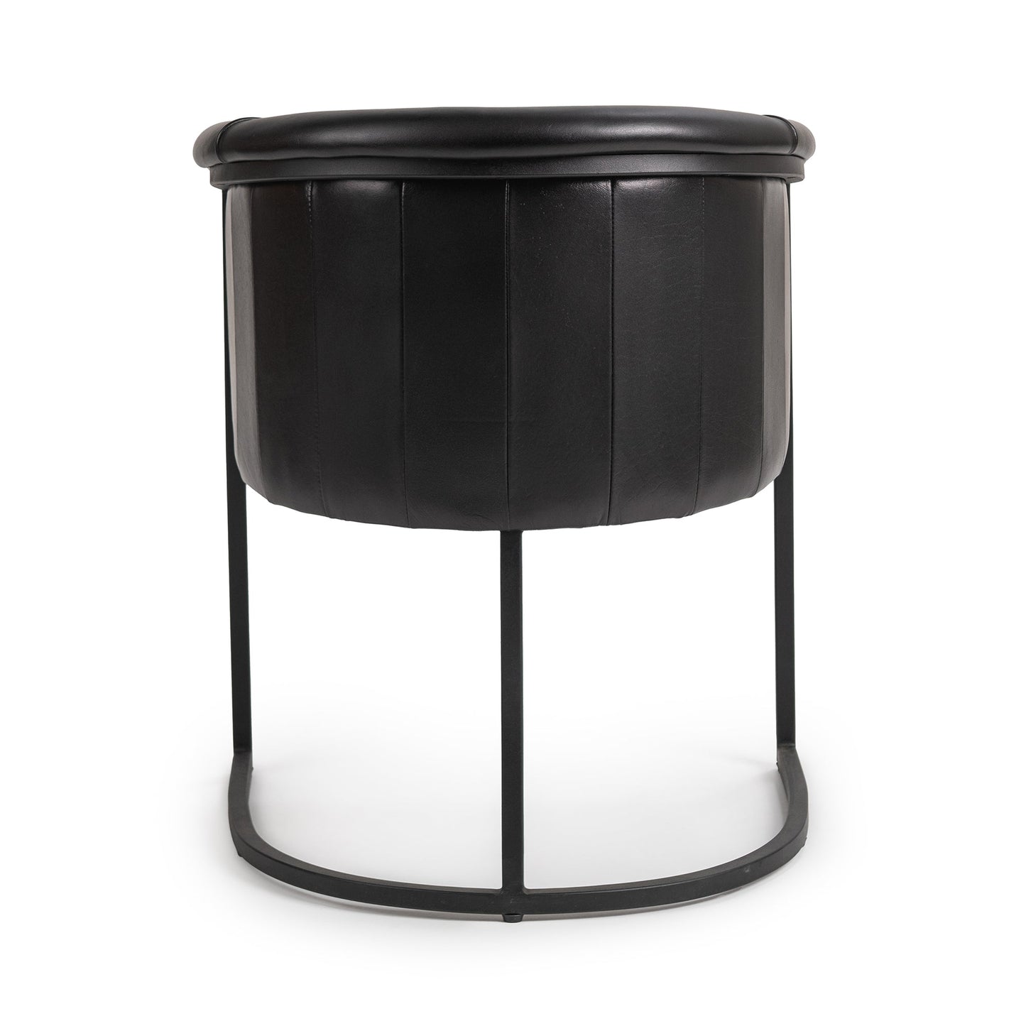 Midnight Raven Top Grain Leather Dining Chair Hester Dining Chair Collection
