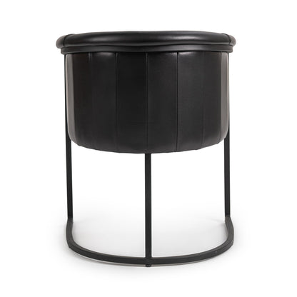 Midnight Raven Top Grain Leather Dining Chair Hester Dining Chair Collection