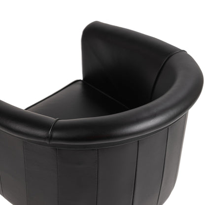 Midnight Raven Top Grain Leather Dining Chair Hester Dining Chair Collection