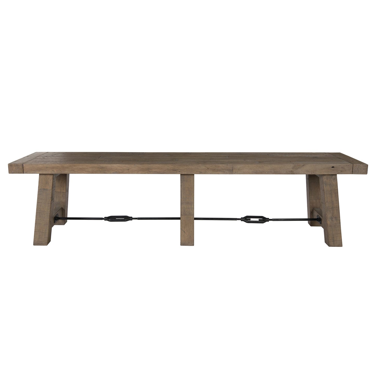 Distressed Brown Reclaimed Pine Dining Benche Tuscany Dining Bench Collection