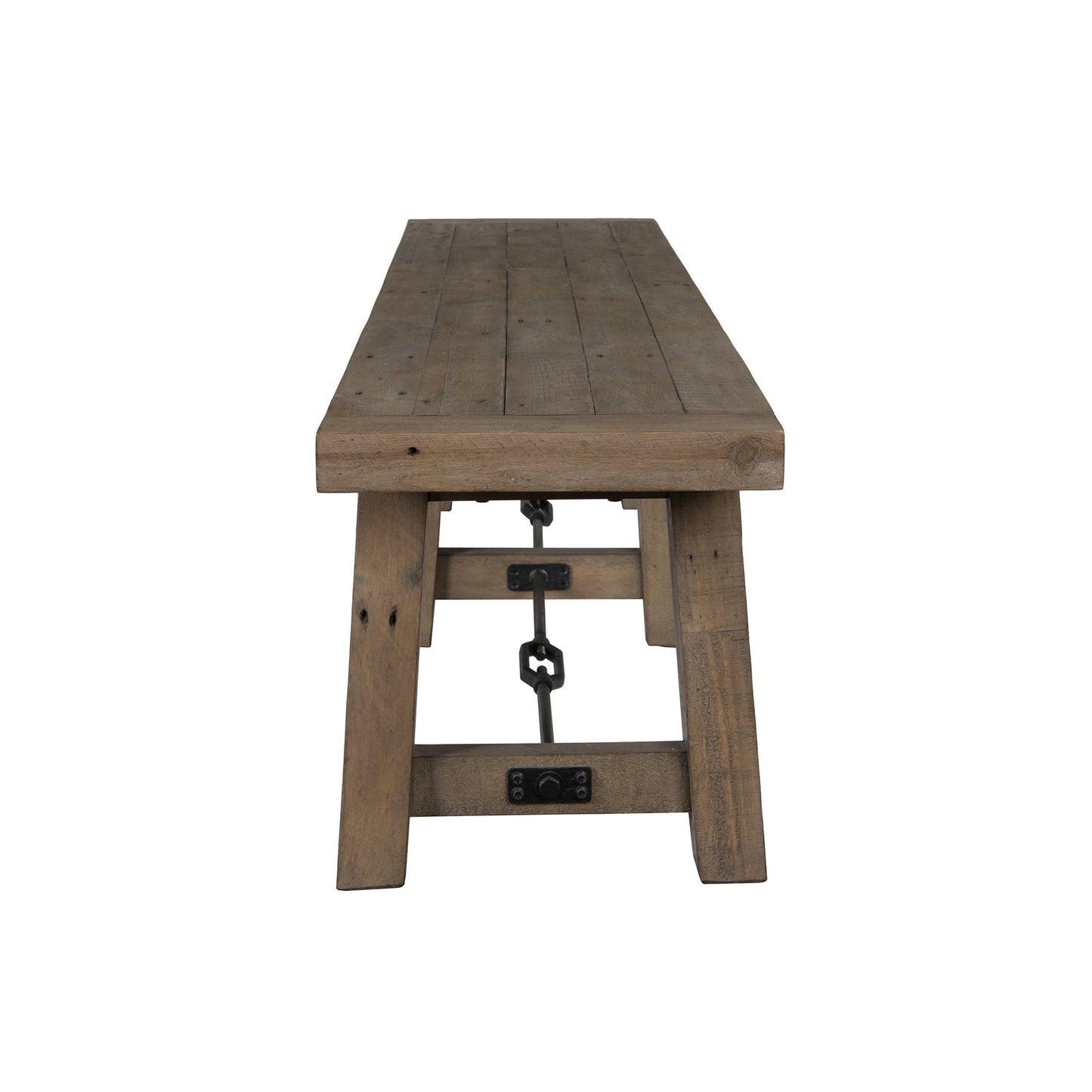 Distressed Brown Reclaimed Pine Dining Benche Tuscany Dining Bench Collection