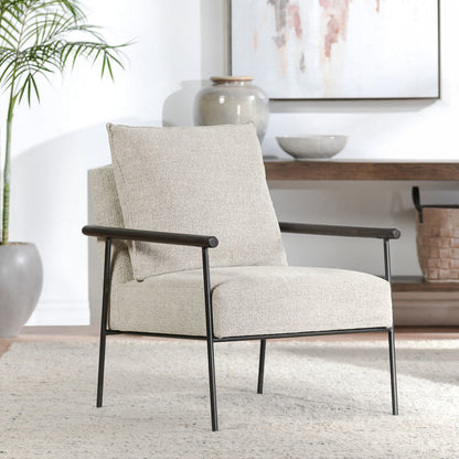 Ivory 100% Polyester Accent Chair Cohen Accent Chair Collection
