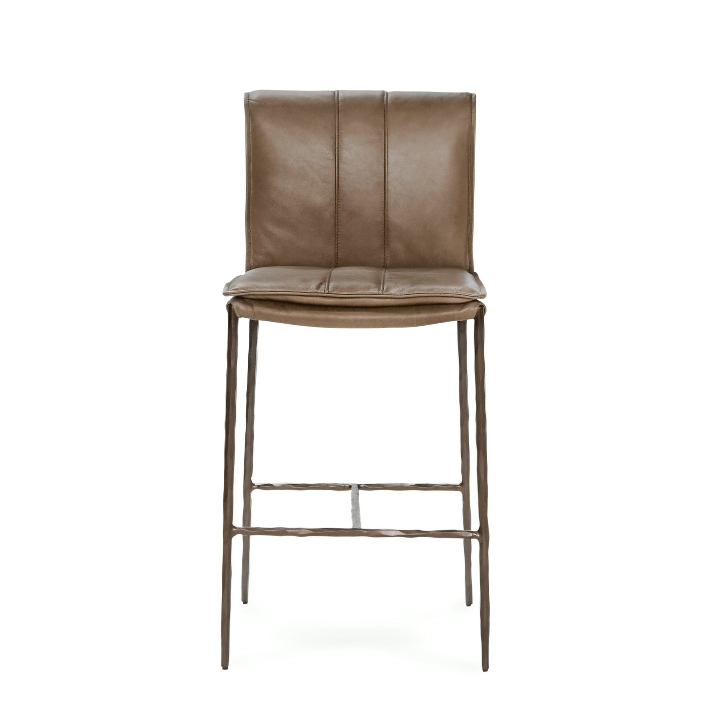 Adobe Tan Top Grain Leather Bar & Counter Stool Mayer Counter Stool Collection