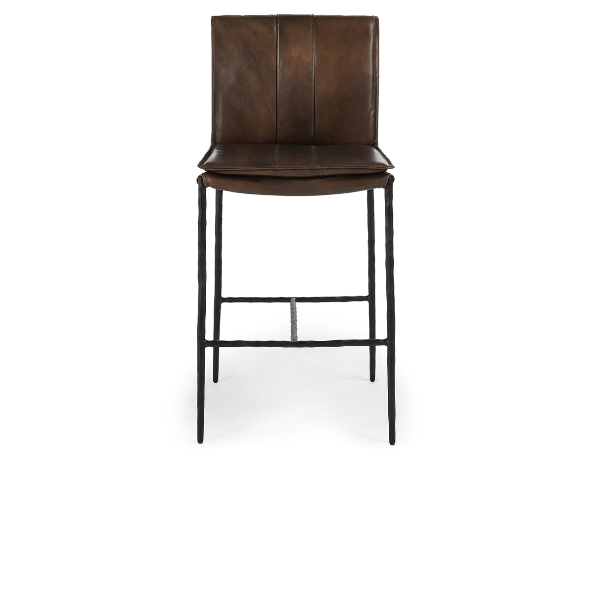 Truffle Brown Top Grain Leather Bar & Counter Stool Mayer Counter Stool Collection