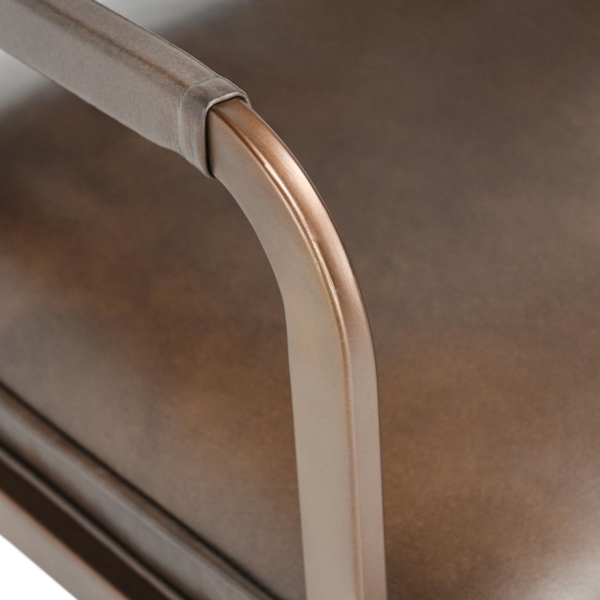 Truffle Brown Top Grain Leather Dining Chair Fonda Dining Chair Collection
