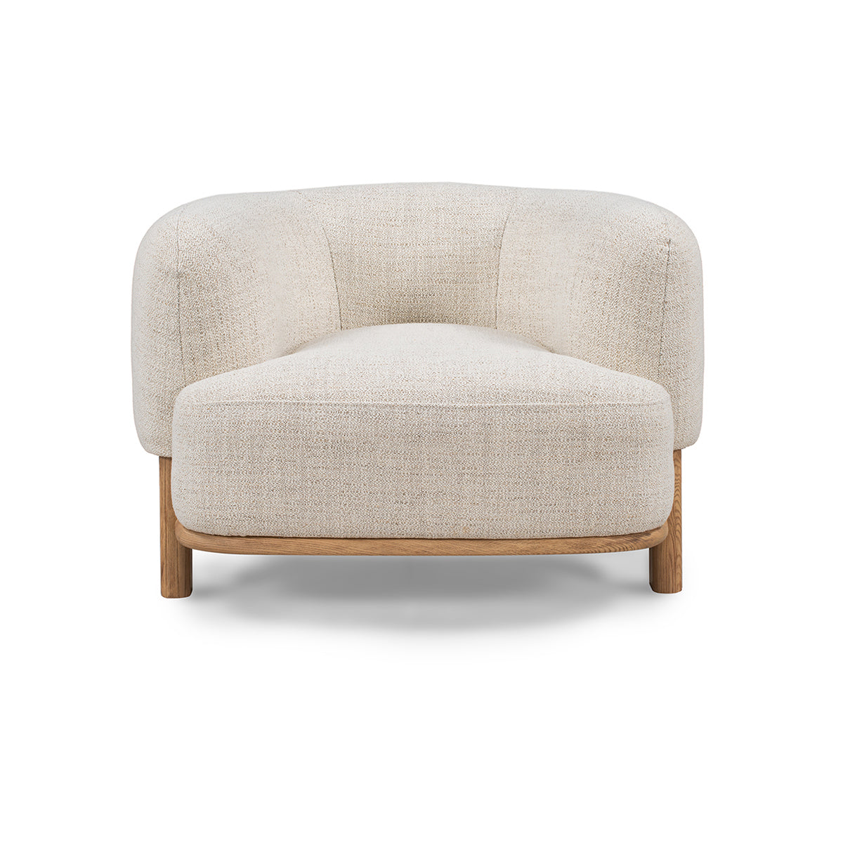 Natural 85% Polyester/15% Acrylic Accent Chair Pasadena Accent Chair Collection