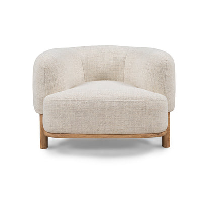 Natural 85% Polyester/15% Acrylic Accent Chair Pasadena Accent Chair Collection