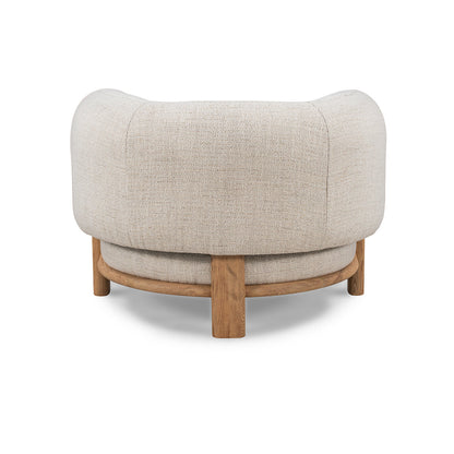 Natural 85% Polyester/15% Acrylic Accent Chair Pasadena Accent Chair Collection