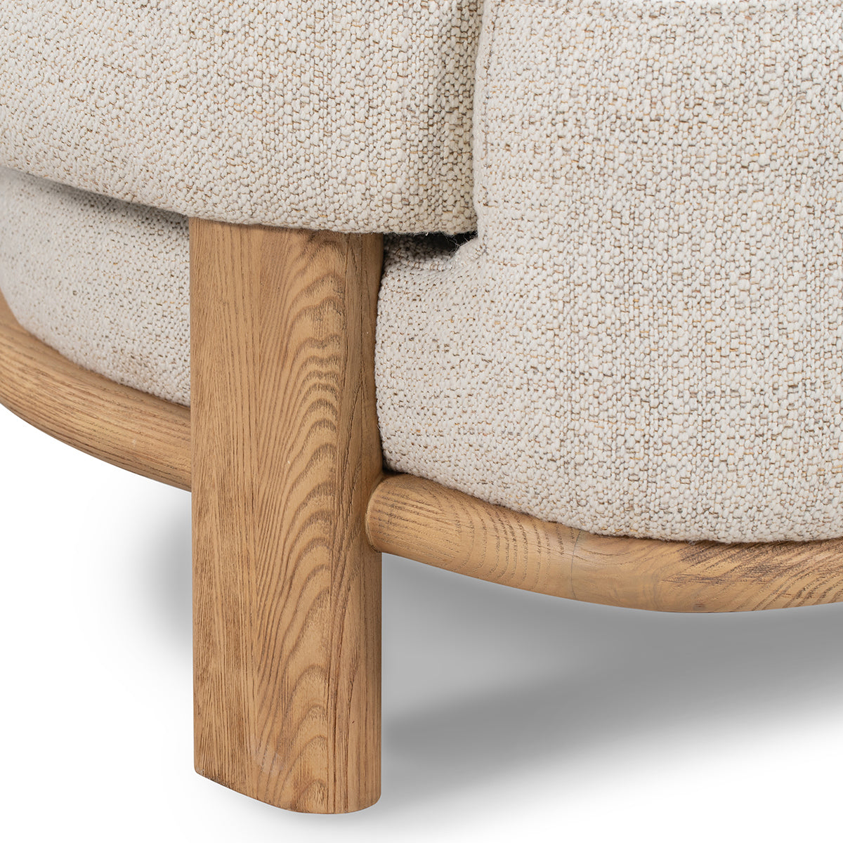 Natural 85% Polyester/15% Acrylic Accent Chair Pasadena Accent Chair Collection